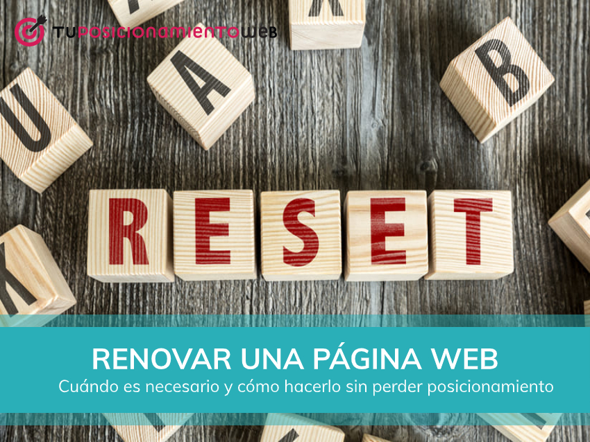 renovar una pagina web