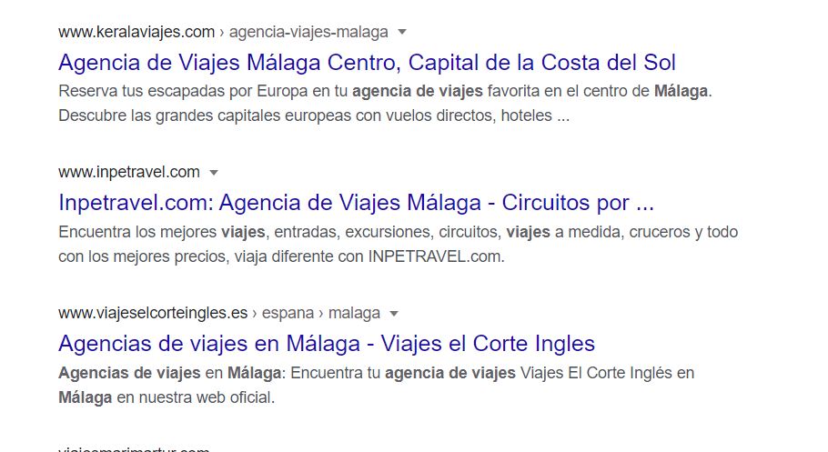 seo agencias de viajes