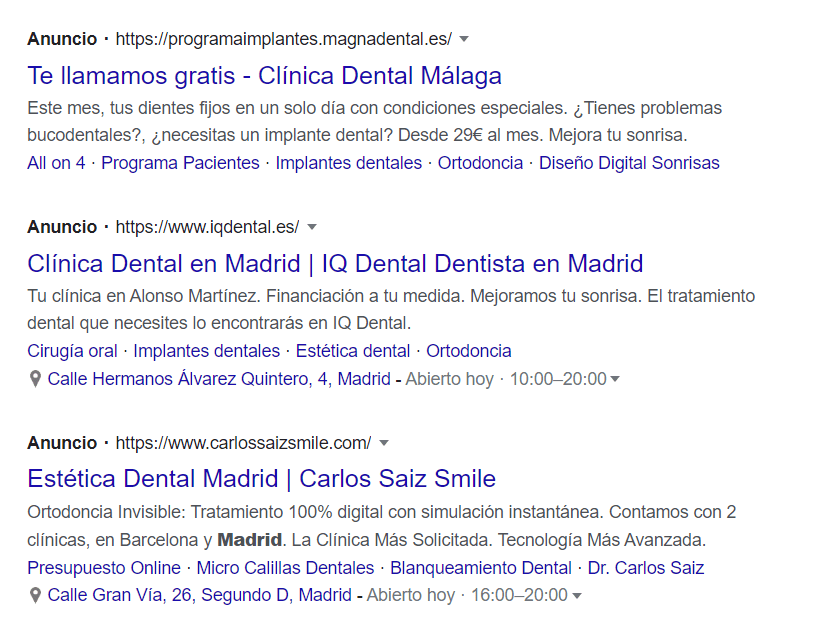 publicidad consultorio dental