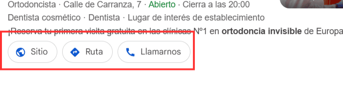 google ads para una clinica dental